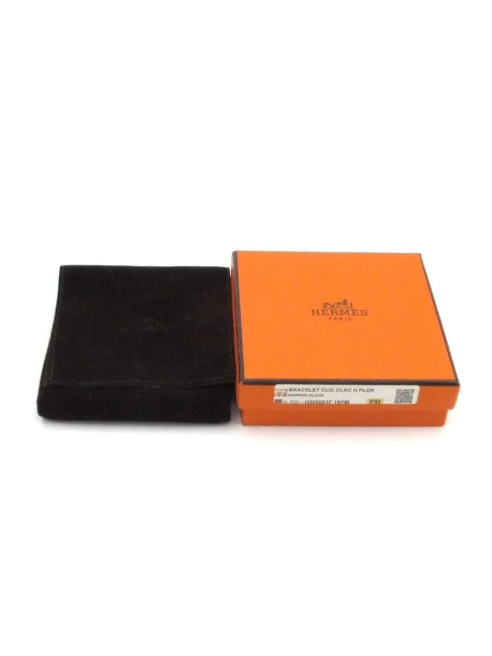Hermes Bangle Clic Clac Gold Beige Bracelet